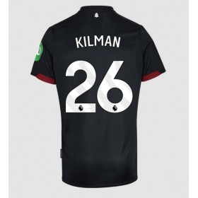 West Ham United Max Kilman #26 Borta Kläder 2024-25 Kortärmad
